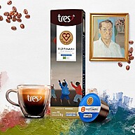 Café Portinari Pipas 1947 TRES 3 Corações 10 Cápsulas - imagem 2