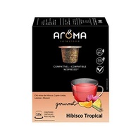 Aroma Selezione Cápsulas De Chá Hibisco Tropical Compatível Com Nespresso Contém 10 Cápsulas - imagem 2