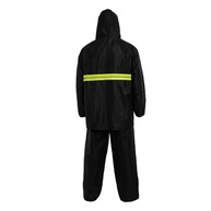 Capa De Chuva Com Capuz Impermeável Motoqueiro Proteção Contra Chuva - imagem 3