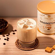 Brainstorm Coffee Caramel Latte 274g: Energia e Sabor Essencial - imagem 1