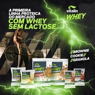 Vitalin Whey Granola Caramelo e Amendoa ZERO 180G - imagem 4