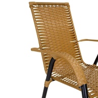 Conjunto Mesa e Cadeiras Externas Bela Caramelo - imagem 2