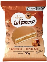 Alfajor La Fajor de Caramelo e Flor de Sal Proteico 50g - La Ganexa - imagem 2