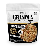 Hart's Natural Granola Australia Low Carb Keto Protein Vanilla Almond Crunch, 26g de Proteína, Granola Sem Açucar, Sem Lactose, Sem Glúten, Vegano, 200g - imagem 2