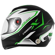 Capacete Moto Fechado Fokker Carbon X Fosco Verde - Segurança e Estilo Premium - imagem 3
