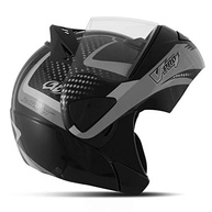 Capacete Escamoteável Pro Tork V-Pro Jet 2 Carbon Preto/Cinza - Segurança e Estilo para Você - imagem 5