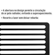 Protetor de Radiador Aço Carbono para Yamaha R3 e MT-03 (2014-2023) - Design Esportivo e Proteção Essencial - imagem 5