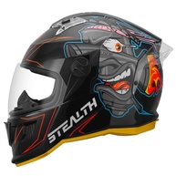 Capacete Fechado Pro Tork Stealth Carburetor Preto/Laranja - Segurança e Estilo para Sua Pilotagem (Tam. 60) - imagem 1