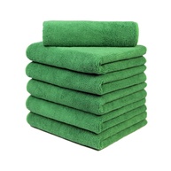Toalhas de Microfibra Premium CARCAREZ para Polimento e Secagem de Carros - 340 g/m², Sem Fiapos, Pacote com 6 (Verde) - imagem 1