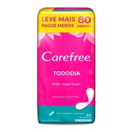 Carefree Sem Fragrância: Proteção Diária (80 Unidades) - imagem 1