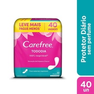 Carefree Tododia: Proteção Diária Sem Perfume (40 Un) - imagem 1