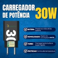 Carregador Turbo 30W Samsung Galaxy S20 a S24 Ultra e A Series: Carga Rápida e Segura - imagem 3