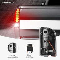 Lanternas Traseiras LED + 3º Freio Carga para Chevy Silverado/GMC Sierra HD (2007-2014) - imagem 4