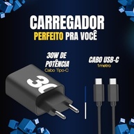 Carregador Turbo 30W Samsung Galaxy S20 a S24 Ultra e A Series: Carga Rápida e Segura - imagem 4