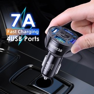 Carregador de Carro 35W: 4 Portas USB e Carga Rápida - imagem 4