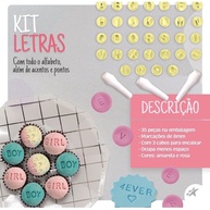 Carimbo Alfabeto Brigadeiro: Decore Doces com Facilidade! - imagem 1