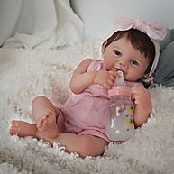 Boneca Reborn Silicone 48cm: Realismo e Carinho! - imagem 2