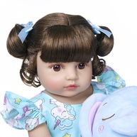 Boneca Reborn de Silicone 55cm: Realismo e Carinho! - imagem 2
