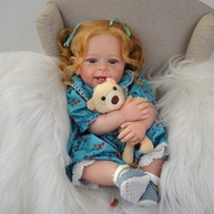 Boneca Reborn Silicone 55cm: Realismo e Carinho! - imagem 2