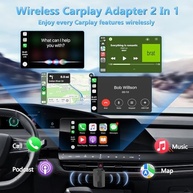Adaptador CarPlay Sem Fio 2 em 1: Liberdade e Conexão Automática Rápida para Seu Carro - imagem 4