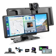 Tela Portátil 10.26" 4K CarPlay Android Auto HD - Seu Carro Mais Inteligente e Seguro - imagem 1