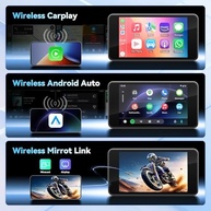 Tela CarPlay Moto 4.7" Sem Fio | GPS, Android Auto, IP67, Bluetooth Duplo - imagem 3