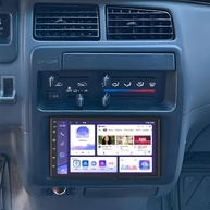AMEROBO Central Multimídia 7" QLED para Toyota T100 (92-98): Carplay, Android Auto, GPS e Bluetooth - imagem 2