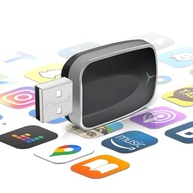 LEXXSON Mini Adaptador CarPlay Sem Fio: iPhone & Android Auto 2 em 1 - Conexão Estável e Rápida - imagem 2