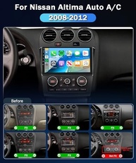 Central Multimídia Android 13 para Nissan Altima 2008-2012: CarPlay Sem Fio, GPS, Tela 9" e Som DSP - imagem 3