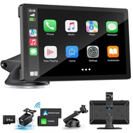 Tela CarPlay 9" 4K com Câmera 1080p e Android Auto - Navegação GPS e Som de Alta Qualidade - imagem 1