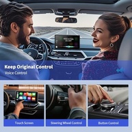 Dongle CarPlay 2 em 1 Leadtree: CarPlay e Android Auto Sem Fio Plug & Play - imagem 5
