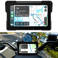 Navegador GPS Carplay Moto 17cm Sem Fio | Apple CarPlay & Android Auto | Bluetooth Duplo - imagem 1