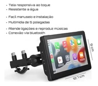 Monitor Automotivo 27cm com CarPlay e Tela Touch LCD - Preto | Navegação Inteligente - imagem 4