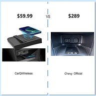 Carregador Sem Fio CarQiWireless para Chevy Equinox 2017-2021: Organize e Carregue seu Console Central - imagem 3