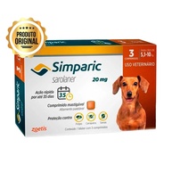 Simparic 20mg: Proteja Seu Cão de Pulgas e Carrapatos - imagem 2