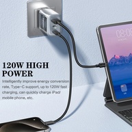 Carregador 120W: Turbo para Seus Dispositivos! - imagem 4