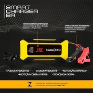 Carregador de Bateria Automotivo 8A Digital 12V com Voltímetro e Amperímetro - Carga Inteligente para Carro, Caminhonete e Caminhão - imagem 2