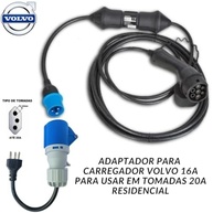 Adaptador 16A Industrial para 20A Residencial: Carregador Portátil Volvo - imagem 4