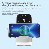 Carregador 3 em 1 Qi: Power Up Seu Mundo! - imagem 1