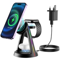 Carregador 3 em 1 Sem Fio: Celular, Fone e Watch - imagem 1