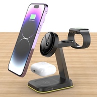 Carregador 3 em 1: Smartwatch, Fone e Celular - imagem 1