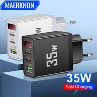 Carregador 35W USB-C: Carga Rápida e Display Digital - imagem 1