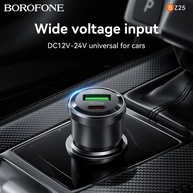 Carregador Auto BOROFONE BZ25: Carga Rápida USB-C 38W - imagem 4