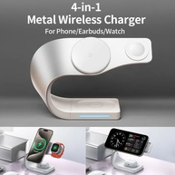 Carregador 4 em 1: iPhone, Apple Watch e AirPods - imagem 1