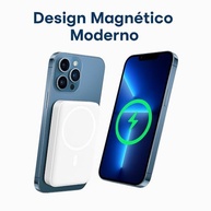 Power Bank Magnético 5000mAh: Carregador Sem Fio 15W Ultra Rápido e Leve - imagem 3