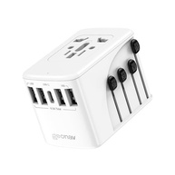 Carregador Universal Geonav 5 Portas (USB-C) com Adaptadores de Viagem - Branco - imagem 2