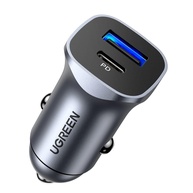 Carregador Veicular UGREEN USB-C PD 20W + QC 18W: Carregamento Rápido Duplo e Compacto para iPhone, iPad e Mais - imagem 1