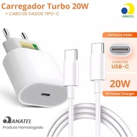 Carregador Turbo 20W USB-C para iPhone 15/16 & Samsung | Cabo Premium 1M - imagem 3