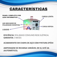Carregador de Bateria Automotiva 12V 5Ah: Carga Lenta e Flutuante para Carro e Moto - imagem 4