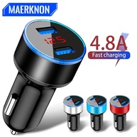 Carregador de Carro 4.8A com Display LED - imagem 1